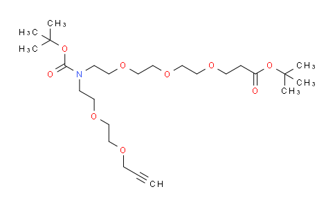 CAS No. 2093152-78-2, N-(Propargyl-PEG2)-N-Boc-PEG3-t-butyl ester