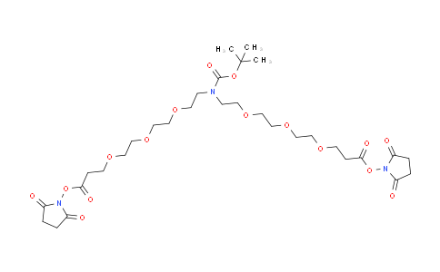 CAS No. 2055042-31-2, N-Boc-N-bis(PEG3-NHS ester)