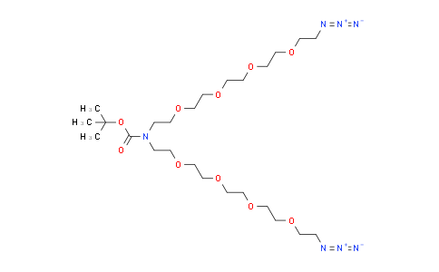 CAS No. 2055041-25-1, N-Boc-N-bis(PEG4-azide)