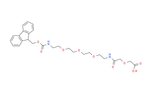 CAS No. 489427-26-1, Fmoc-NH-PEG3-amide-CH2OCH2COOH