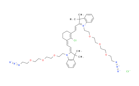 CAS No. 2107273-84-5, N,N'-bis-(azide-PEG3)-chlorocyclohexenyl Cy7