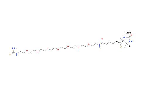 CAS No. 2353409-59-1, Biotin-PEG7-thiourea