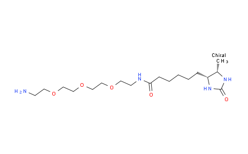 CAS No. 2237234-71-6, Amine-PEG3-Desthiobiotin