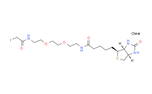 CAS No. 292843-75-5, Biotin-PEG2-C2-iodoacetamide