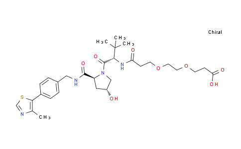 CAS No. 2172820-09-4, (S,R,S)-AHPC-PEG2-acid