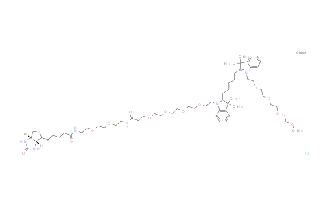 DY740235 | 2107273-78-7 | N-(m-PEG4)-N'-(Biotin-PEG2-amido-PEG4)-Cy5