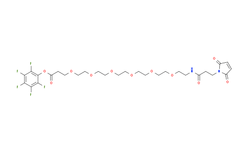 CAS No. 1599432-34-4, Mal-NH-PEG6-CH2CH2COOPFP ester