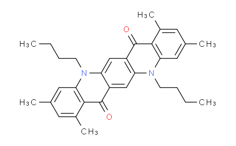 MC740267 | 850815-10-0 | 5,12-dibutyl-1,3,8,10-tetramethyl-5,12-dihydroquinolino[2,3-b]acridine-7,14-dione