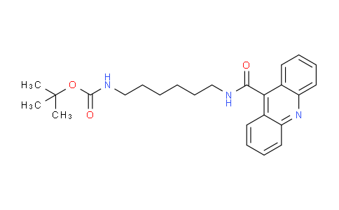 CAS No. 259222-02-1, {6-[(Acridine-9-carbonyl)-amino]-hexyl}-carbamic acid tert-butyl ester