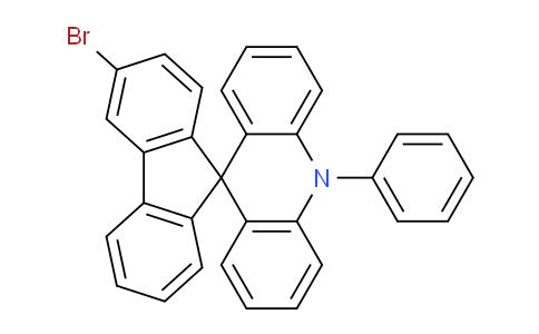 CAS No. 1467099-22-4, 3'-Bromo-10-phenyl-10H-spiro[acridine-9,9'-fluorene]