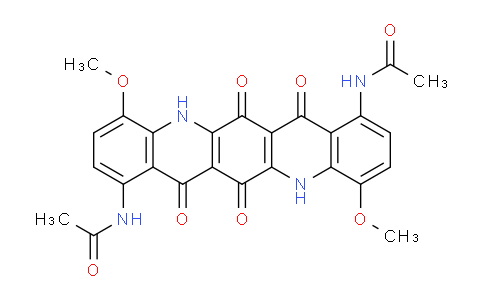 CAS No. 63404-69-3, N,N'-(4,11-Dimethoxy-6,7,13,14-tetraoxo-5,6,7,12,13,14-hexahydroquinolino[2,3-b]acridine-1,8-diyl)diacetamide