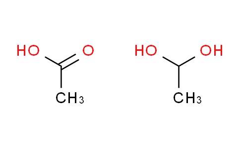 CAS No. 134145-16-7, acetic acid;ethane-1,1-diol