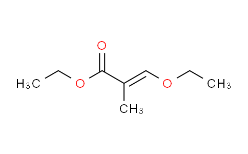 CAS No. 92145-32-9, ethyl (E)-3-ethoxy-2-methylprop-2-enoate