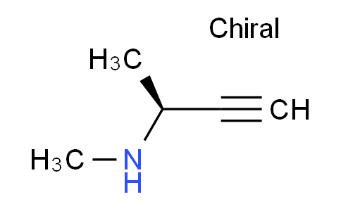 CAS No. 141724-66-5, 3-Butyn-2-amine, N-methyl-, (S)- (9CI)