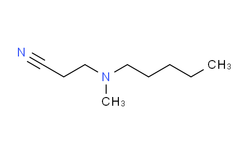 CAS No. 919491-64-8, 3-[methyl(pentyl)amino]propanenitrile