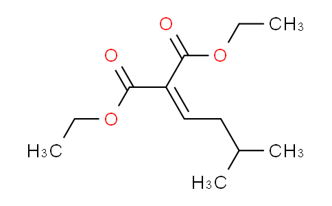 CAS No. 51615-30-6, diethyl 2-(3-methylbutylidene)propanedioate