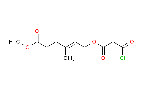CAS No. 1551042-28-4, 4-Hexenoic acid, 6-(3-chloro-1,3-dioxopropoxy)-4-methyl-, methyl ester, (4E)-