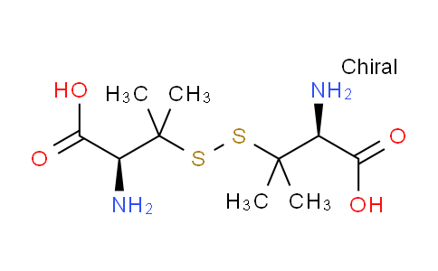 CAS No. 20902-45-8, (2S)-2-amino-3-[[(1S)-1-amino-1-carboxy-2-methylpropan-2-yl]disulfanyl]-3-methylbutanoic acid