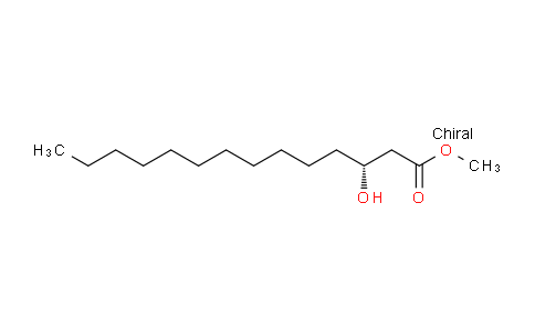 CAS No. 76062-97-0, methyl (3R)-3-hydroxytetradecanoate