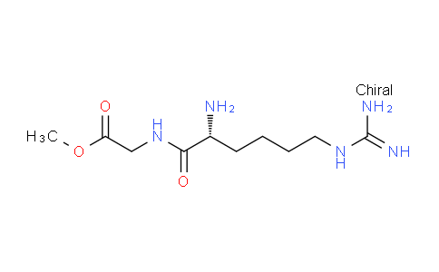 CAS No. 1333244-82-8, methyl N6-carbamimidoyl-D-lysylglycinate