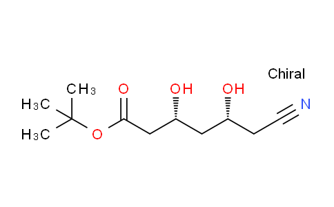CAS No. 125971-93-9, tert-butyl (3R,5R)-6-cyano-3,5-dihydroxyhexanoate