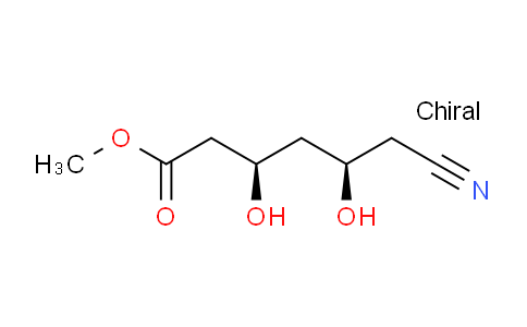 CAS No. 676260-68-7, methyl (3R,5R)-6-cyano-3,5-dihydroxyhexanoate