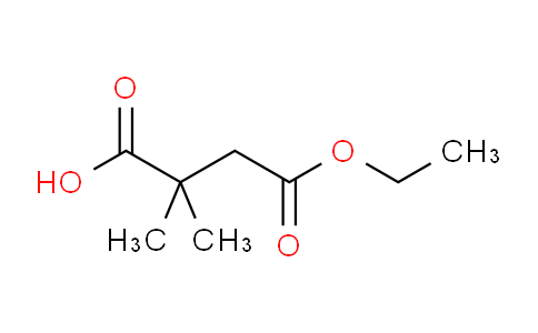 CAS No. 121925-55-1, 4-ethoxy-2,2-dimethyl-4-oxobutanoic acid