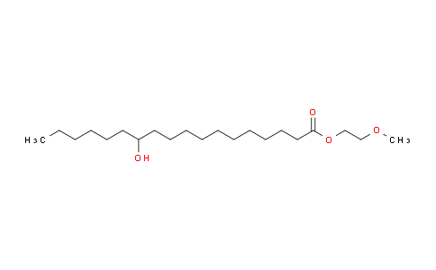 CAS No. 6641-84-5, 2-Methoxyethyl 12-hydroxyoctadecanoate