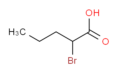CAS No. 584-93-0, 2-Bromovaleric acid