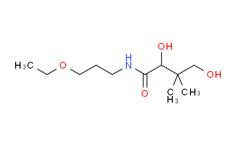 CAS No. 667-84-5, N-(3-ethoxypropyl)-2,4-dihydroxy-3,3-dimethylbutanamide