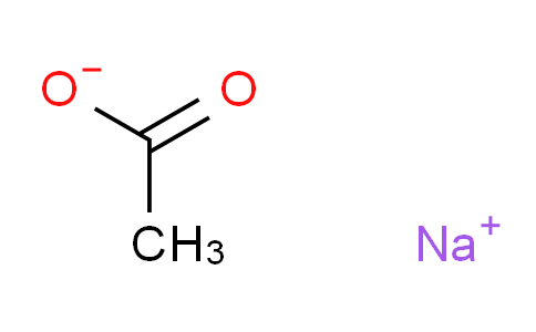 CAS No. 127-09-3, Sodium acetate