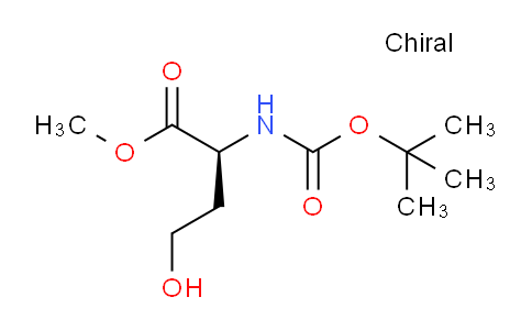 CAS No. 120042-12-8, Methyl N-{[(2-methyl-2-propanyl)oxy]carbonyl}homoserinate