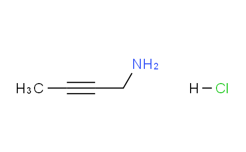 CAS No. 50329-23-2, but-2-yn-1-amine;hydrochloride