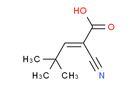 CAS No. 88319-37-3, 2-Cyano-4,4-dimethylpent-2-enoic acid