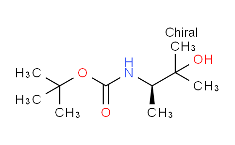 CAS No. 186466-64-8, (R)-tert-Butyl (3-hydroxy-3-methylbutan-2-yl)carbamate