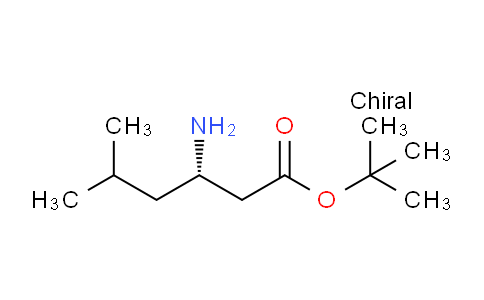 CAS No. 166023-30-9, (S)-tert-Butyl 3-amino-5-methylhexanoate