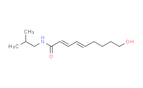CAS No. 110922-30-0, (2E,4E)-9-Hydroxy-N-isobutylnona-2,4-dienamide