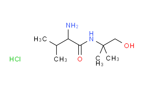 CAS No. 1236262-47-7, 2-Amino-N-(1-hydroxy-2-methylpropan-2-yl)-3-methylbutanamide hydrochloride