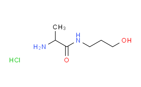 CAS No. 1236254-70-8, 2-Amino-N-(3-hydroxypropyl)propanamide hydrochloride