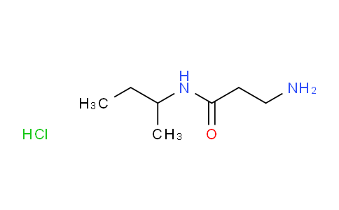 CAS No. 1181458-94-5, 3-Amino-N-(sec-butyl)propanamide hydrochloride