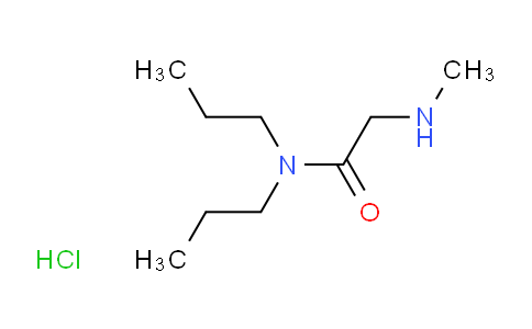 CAS No. 1220038-93-6, 2-(Methylamino)-N,N-dipropylacetamide hydrochloride