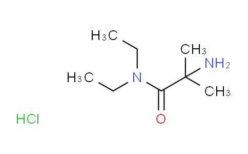 CAS No. 65853-90-9, 2-Amino-N,N-diethyl-2-methylpropanamide hydrochloride