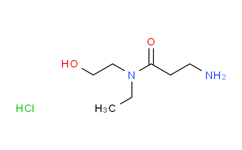 CAS No. 1220031-20-8, 3-Amino-N-ethyl-N-(2-hydroxyethyl)propanamide hydrochloride