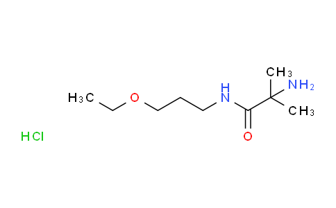 CAS No. 1219964-32-5, 2-Amino-N-(3-ethoxypropyl)-2-methylpropanamide hydrochloride