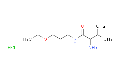 CAS No. 1236261-80-5, 2-Amino-N-(3-ethoxypropyl)-3-methylbutanamide hydrochloride