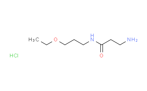 CAS No. 1220035-24-4, 3-Amino-N-(3-ethoxypropyl)propanamide hydrochloride