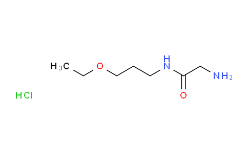 CAS No. 1219964-27-8, 2-Amino-N-(3-ethoxypropyl)acetamide hydrochloride