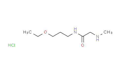 CAS No. 1220038-13-0, N-(3-Ethoxypropyl)-2-(methylamino)acetamide hydrochloride