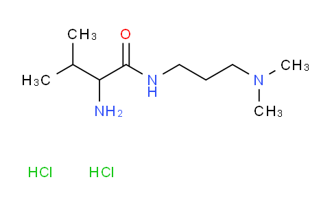 CAS No. 1236263-48-1, 2-Amino-N-(3-(dimethylamino)propyl)-3-methylbutanamide dihydrochloride