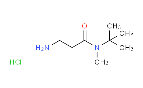 CAS No. 1260883-72-4, 3-Amino-N-(tert-butyl)-N-methylpropanamide hydrochloride